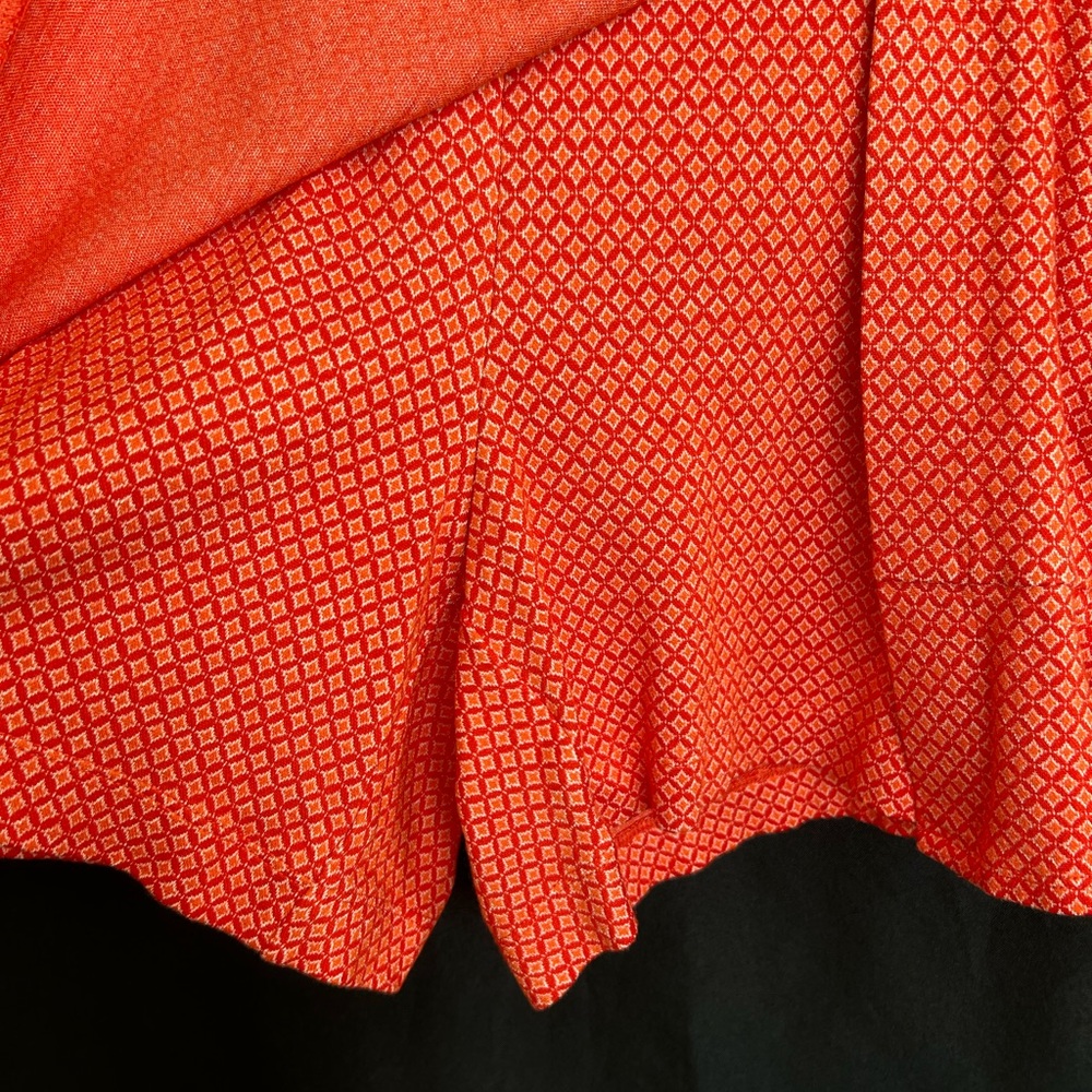 💃 Cabi Matchmaker Skort in orange, women’s size 4. Flirty Skirt-Short Combo - Picture 6 of 15